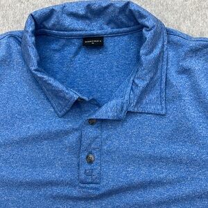 Short Par 4 Blue Golf Polo Mens Size XL Performance